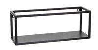 Wandrek l40b12.5h15cm zwart