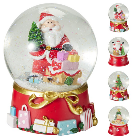 WATERBAL 100MM KERST 4ASS