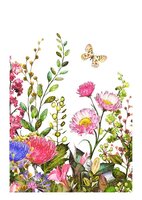 Wenskaart grow bloementuin