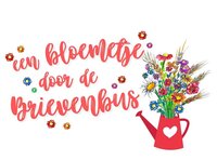 Wenskaart grow bloemetje in de bus