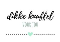 Wenskaart grow dikke knuffel