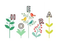 Wenskaart grow hoera vogel