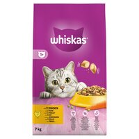 Whiskas droog adult kip 7kg