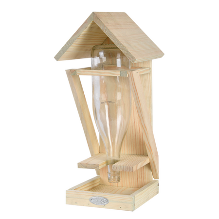 Wijnfles voedertafel l17b19h42cm