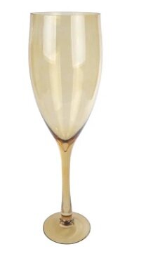 Wijnglas xxl glas 18x18x60cm amber