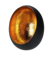 WINDLICHT 13X16CM METAAL ZWART