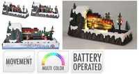 WINTER SCENE TREIN 32CM LED