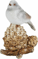 WINTER VOGEL 7X6X10CM 2ASS DES