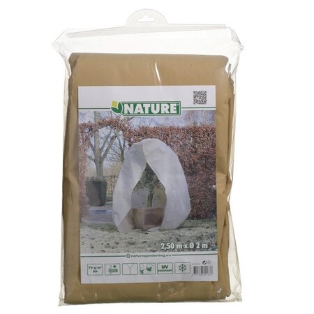 Winterafdekhoes rits h3d2.50m beige - afbeelding 1