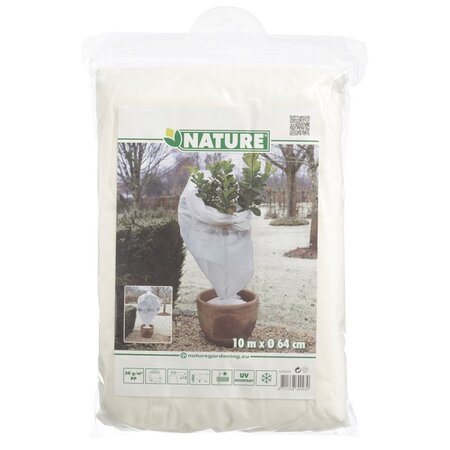 Wintervliesafdekhoes h10d64cm wit - afbeelding 1