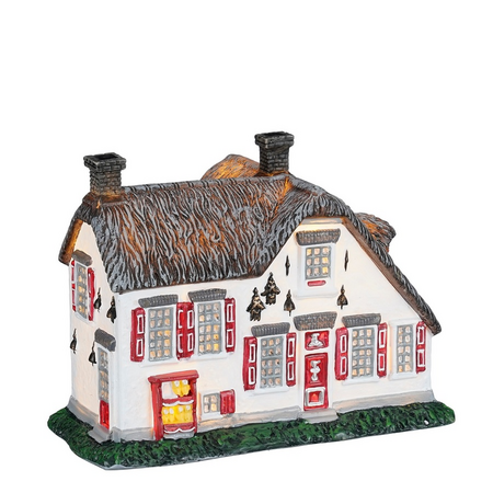 Wooden shoe led l20.5b14h15cm bo