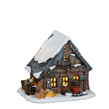 Woodworker barn ld l17b14h14.5cm bo