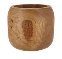 WOODY NATURAL POT 18X18X14CM