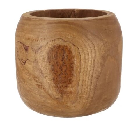 WOODY NATURAL POT 28X28X23CM