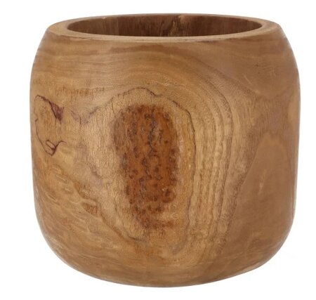 WOODY NATURAL POT 33X33X27CM