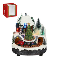 Xms village train bo l15b14h17.5cm