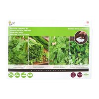 Zaadmatjes kruiden 4 matjes