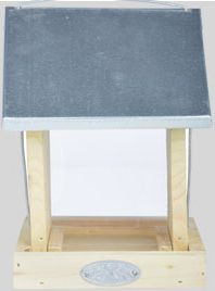 Zaadsilo hout l16b16h22cm