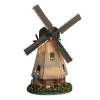 Zaanse molen battery operated - l20xb14xh28cm - afbeelding 2
