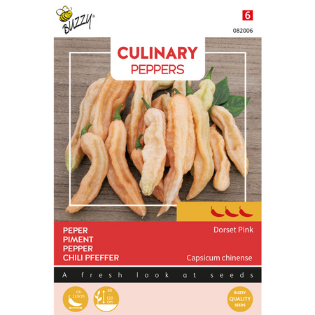 Zaden culinary peppers dorset pink