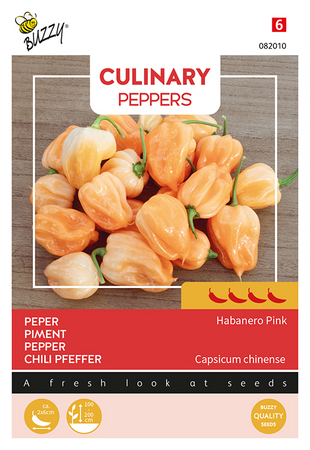 Zaden culinary peppers habanero pi. - afbeelding 1