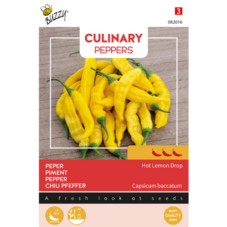 Zaden culinary peppers hot lemon drop