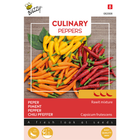 Zaden culinary peppers rawit mix