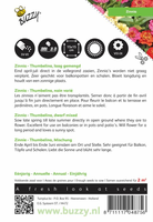 Zinnia elgegans thumbelina mx 0.75gram - afbeelding 2