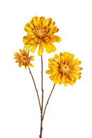 Zinniasteel x3 l90cm geel