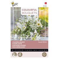 Zomerbloemen mix sweet white