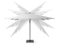 Zweefparasol Challenger T¹ Premium 350x350 Faded black - afbeelding 5